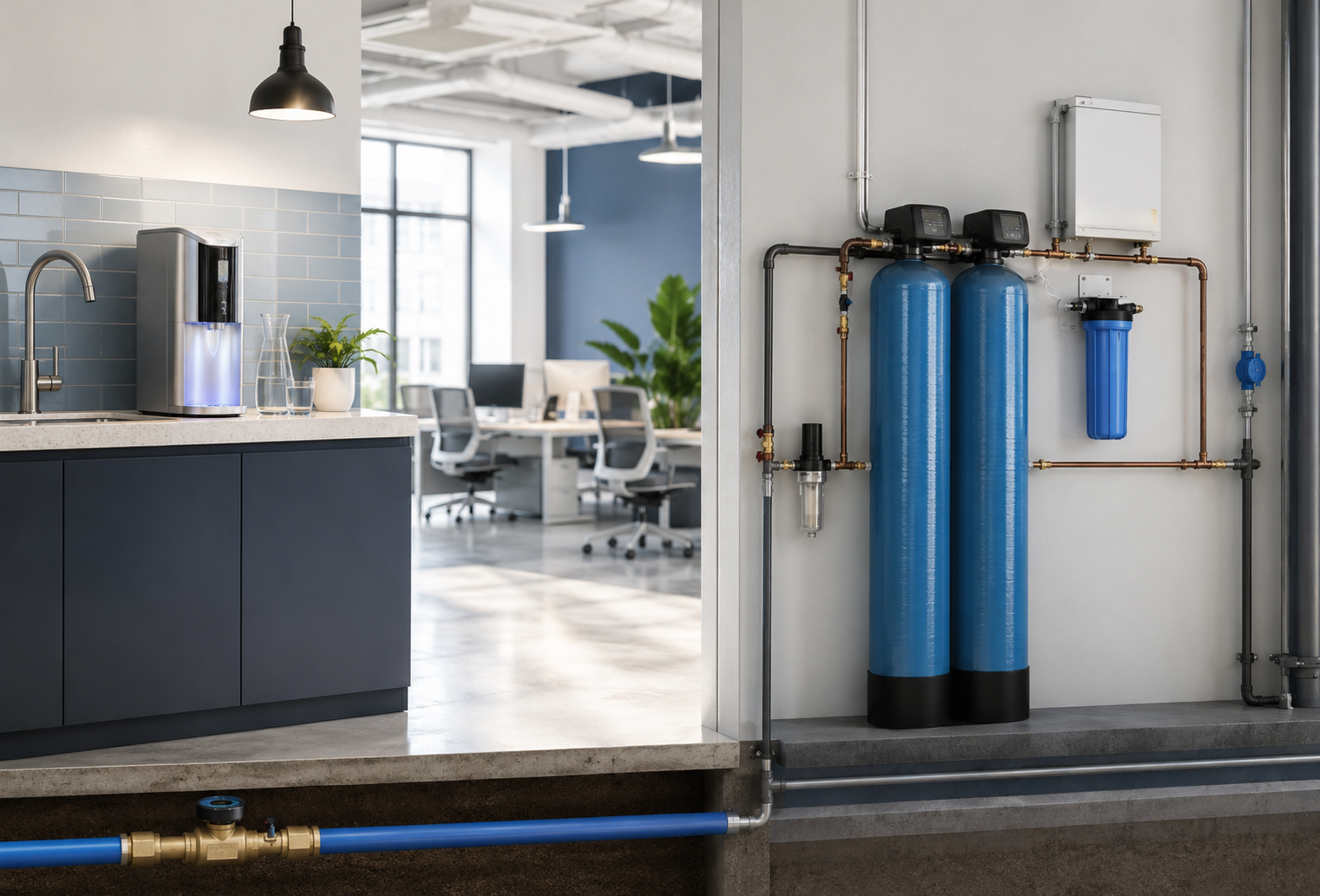 Water Purifier for Business: Point-of-Use vs Point-of-Entry Water Filtration Systems