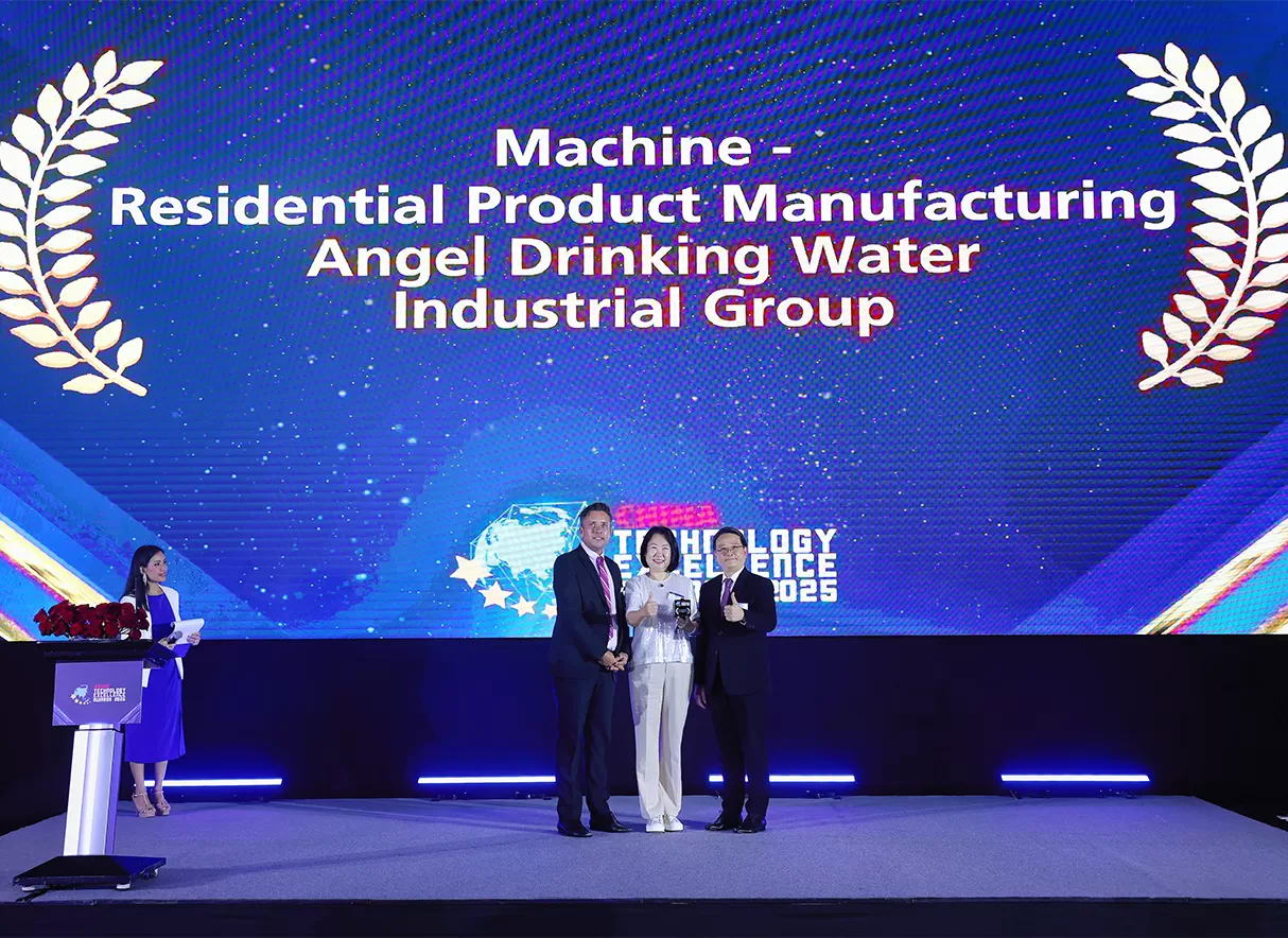 ANGEL Wins Prestigious Award for Groundbreaking Space-Saving Whole House Water Filtration System